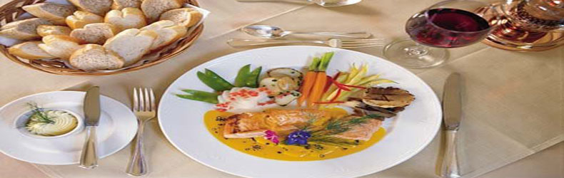 Gourmet food at DotCombo Hotel