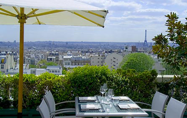 Views from our Paris restaurant website example