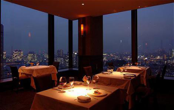 Views from our Tokyo restaurant website example